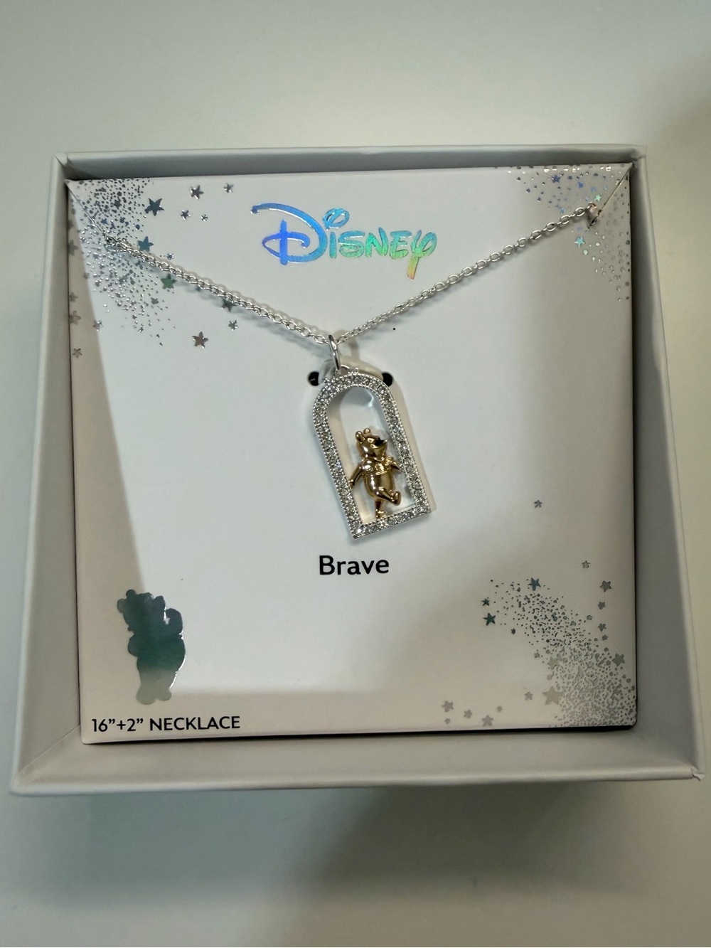 Disney Winnie the Pooh "Brave" Necklace